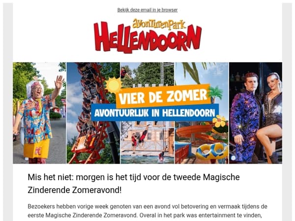 🌞 Klaar voor een vleugje magie? Morgen is de tweede Zomeravond!
