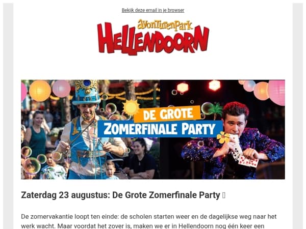 🌞De Grote Zomerfinale Party!