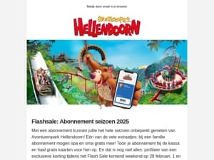Flashsale: Familieabonnement 2025