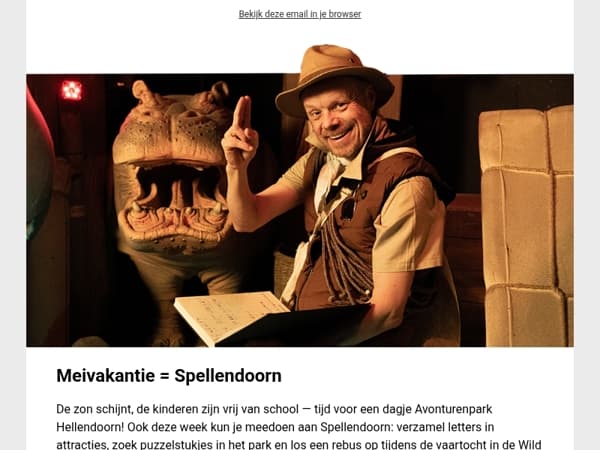 Meivakantie = Spellendoorn 🧩