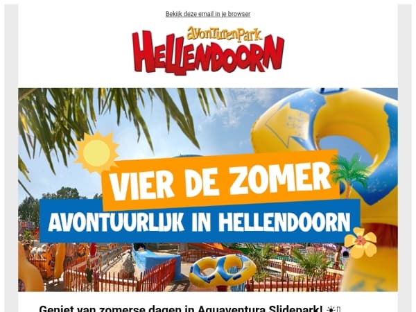🌞 Zomerpret verzekerd! Reserveer nu jouw plekje in Aquaventura Slidepark voor aankomende dagen.