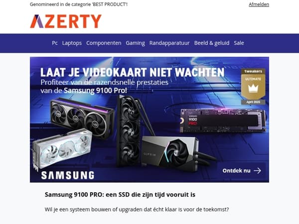 EU Hardware Awards: Samsung 9100 PRO in de running