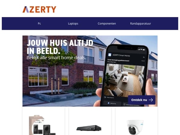 Jouw huis altijd in beeld.