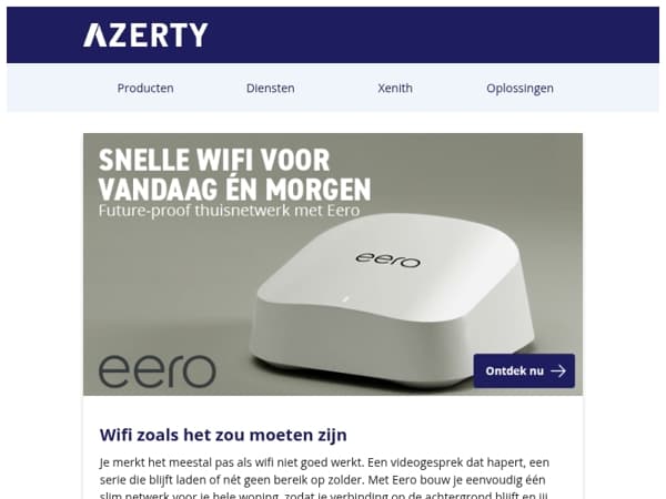 Wifi zoals wifi bedoeld is met Eero