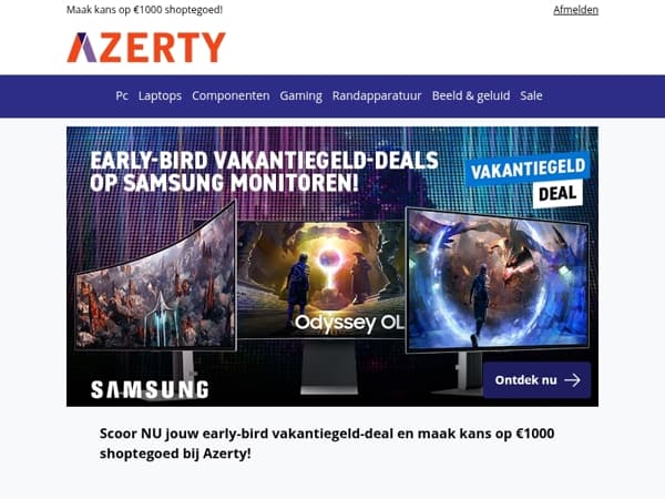 Klaar voor early-bird vakantiegeld-deals?