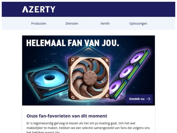 Helemaal fan van jou.