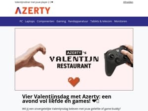 Win een onvergetelijk Valentijnsdiner bij Azerty