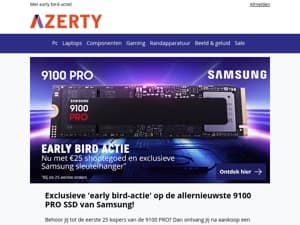 Koop NU de allernieuwste Samsung 9100 PRO SSD!