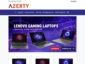 Tijdelijke aanbieding op gaming-laptops van Lenovo