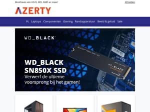 Vroeg pieken bij Azerty!