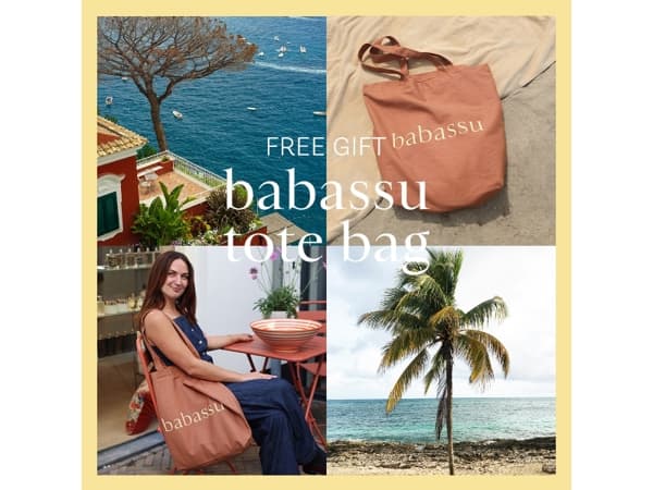 A gift for you: babassu tote bag