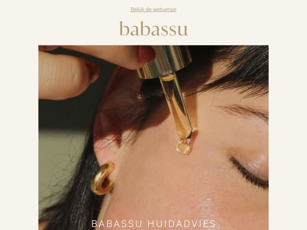Nieuw bij Babassu: online huidadvies