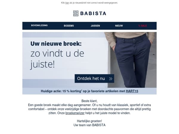 Broeken die gewoon beter zitten!