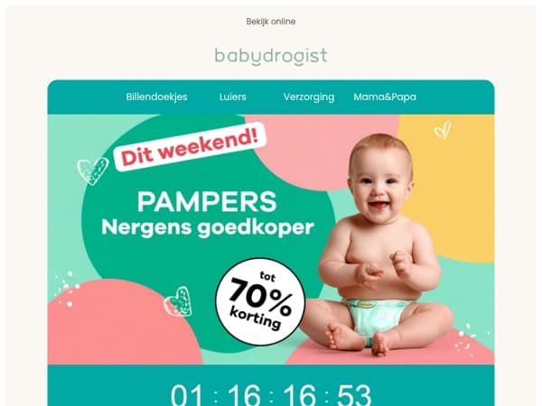 Nergens goedkoper! Dit weekend...