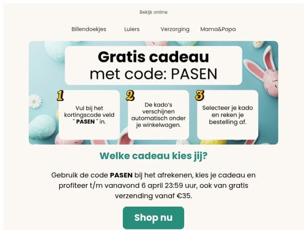 ALLEEN VANAVOND 🎁 Kies jouw cadeau!