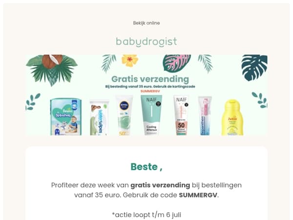 Alleen deze week gratis verzending