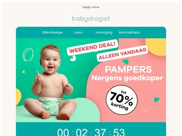 Laatste Kans: Pampers Deals