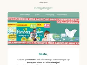 MEGA aanbiedingen! Pampers, Bepanthen en meer!