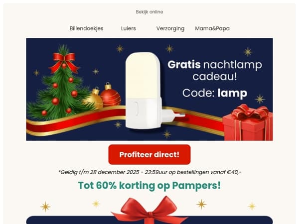 Ho, Ho, Ho 🎅 GRATIS nachtlamp cadeau 🎁