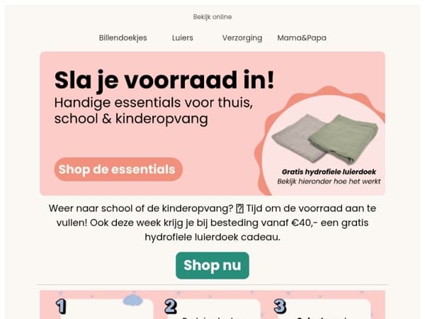 Voorraad inslaan? Dan hebben we iets voor je 🎁