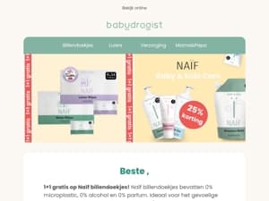 Yes Naïf 1+1 gratis! 😍