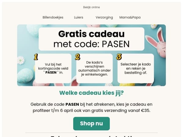 Gratis cadeau + gratis verzending 🎁