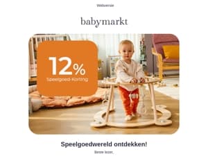 12% Speelgoed-Korting