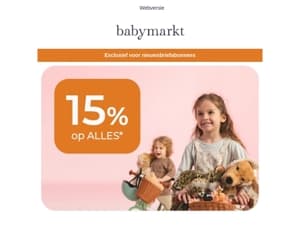 Voor jou 💐 15% Korting op ALLES