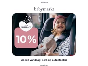 Bespaar nu op autostoelen, reboarders & meer!
