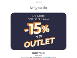 15% Outlet Korting