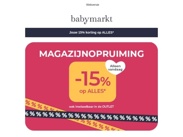 Nieuwe dag, nieuwe kortingen, nieuwe vreugde 💫