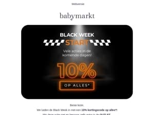 BLACK WEEK START 🏁 