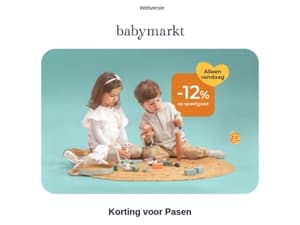 Alleen vandaag: Paascadeaus met korting shoppen