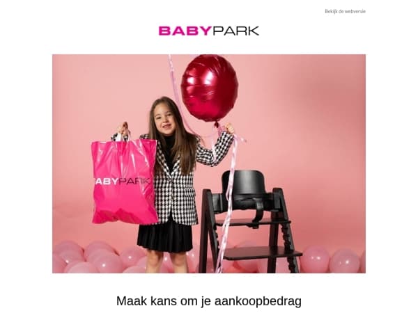 Maak kans om je aankoopbedrag terug te winnen! 🖤