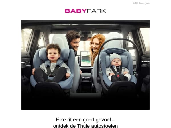 Elke rit een goed gevoel – ontdek de Thule autostoelen