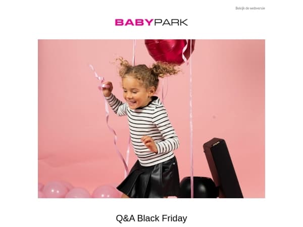 We gaan live! Black Friday Q&A om 20.00 uur 🖤