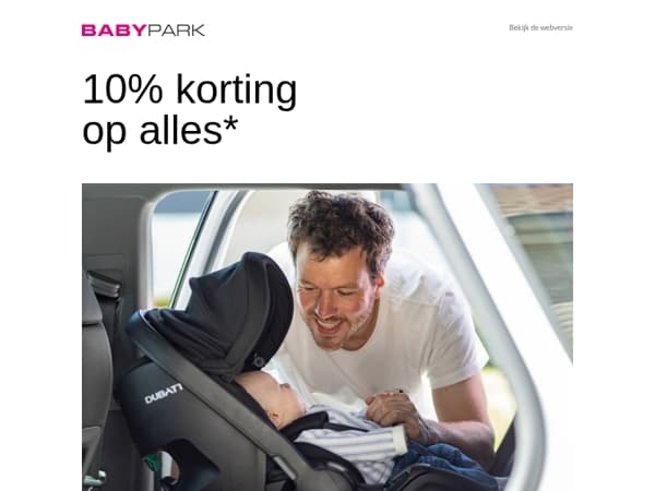Shop alléén vanavond met 10% korting op alles! 💙