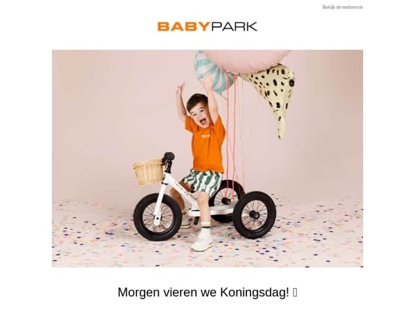 Morgen vieren we Koningsdag! 👑