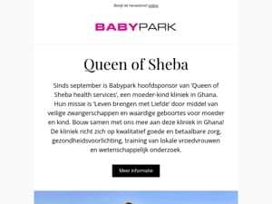 Ontdek Queen of Sheba 🏥