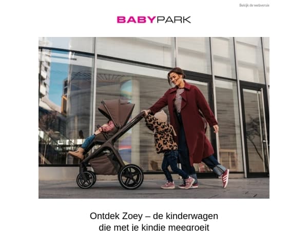 Ontdek Zoey – de kinderwagen die met je kindje meegroeit