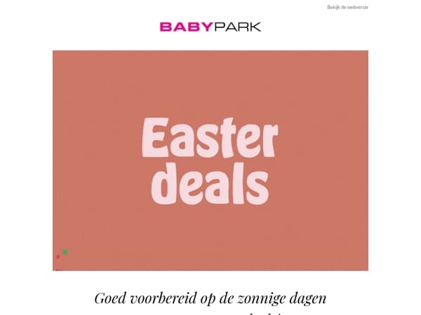 Nog drie dagen om te profiteren van de mooiste Easter deals! 💛🌷