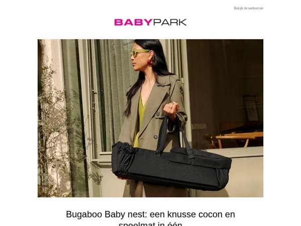 Nieuw: het Bugaboo Baby Nest, slapen & spelen in één ✨