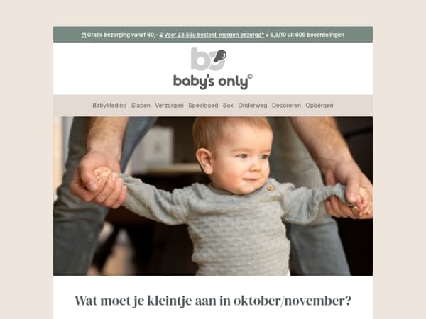 Hoeveel laagjes moet mijn kleintje aan in oktober? 👶