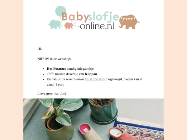 NIEUW van Hot Potatoes en nieuwe Klippan dekentjes