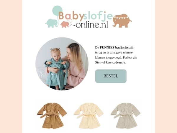 , NIEUW van Funnies, badjasjes en de leukste rugzakjes