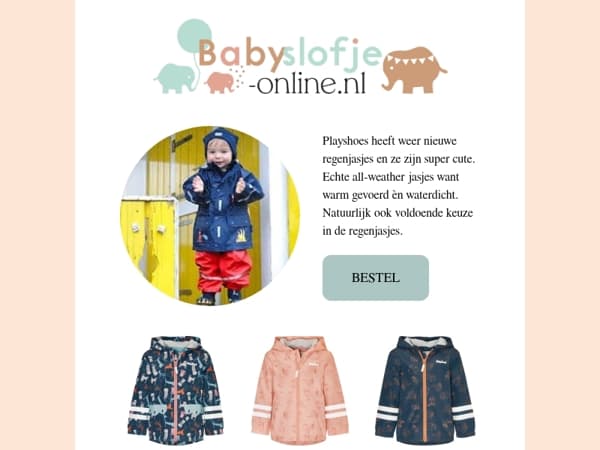 Hi, Playshoes regenjassen en MierEdu speelpuzzels