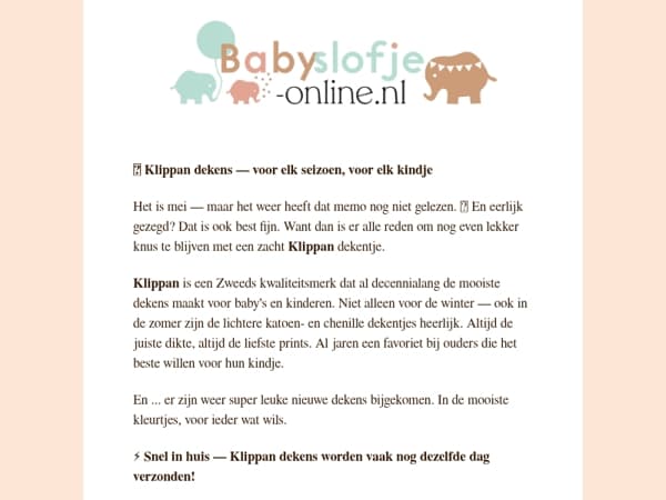 NIEUW — de mooiste Klippan dekens voor wieg & ledikant