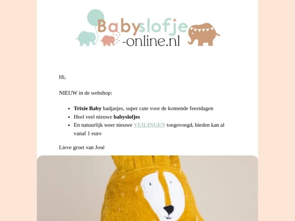 NIEUW Trixie Baby badjasjes en vele babyslofjes