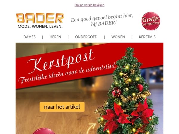 Ontdek de kerstmagie bij BADER ✨