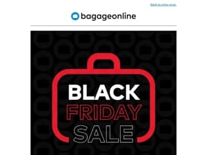 BLACK FRIDAY SALE